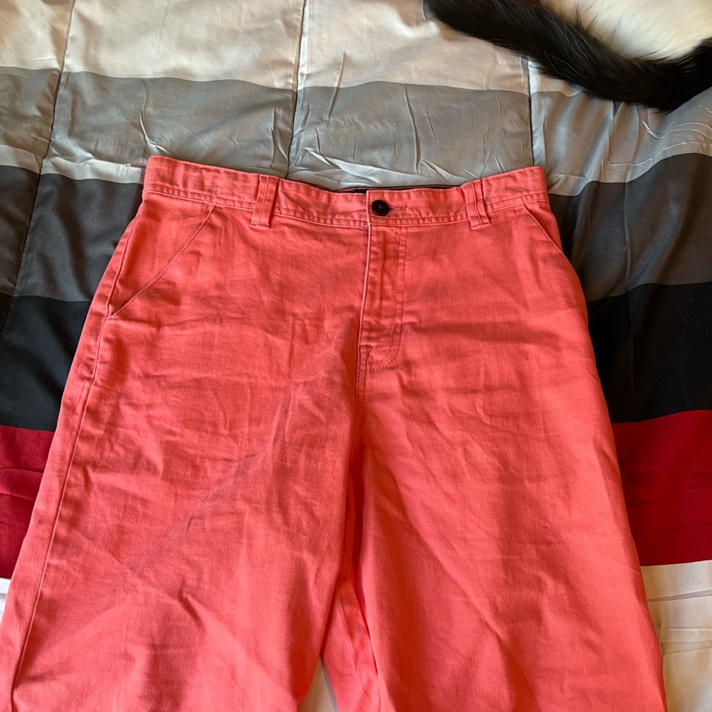 pink dress shorts